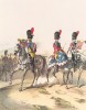 Жандармы армии Наполеона Бонапарта. Репринт середины XX века со старинной французской гравюры