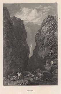 Дельфы. Meyer's Universum, Oder, Abbildung Und Beschreibung Des Sehenswerthesten Und Merkwurdigsten Der Natur Und Kunst Auf Der Ganzen Erde, Хильдбургхаузен, 1836 год.