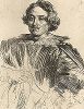 Портрет художника Юстуса Сустерманса работы Антониса ван Дейка. Лист из его знаменитой "Иконографии", 1632-41 гг. 