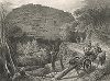 Аул Гергебиль в Дагестане. Le Caucase pittoresque князя Гагарина, л. LXXIII, Париж, 1847