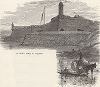 Крепость Святого Марка, Сент-Аугустин, штат Флорида. Лист из издания "Picturesque America", т.I, Нью-Йорк, 1872.