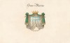 Герб княжества Сан-Марино. Из немецкого гербовника середины XIX века