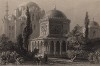 Константинополь (Стамбул). Мавзолей Сулеймана Великолепного и Роксоланы. The Beauties of the Bosphorus, by miss Pardoe. Лондон, 1839