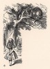 Он только шире улыбнулся в ответ (иллюстрация Джона Тенниела к книге Льюиса Кэрролла «Алиса в Стране Чудес», выпущенной в Лондоне в 1870 году)