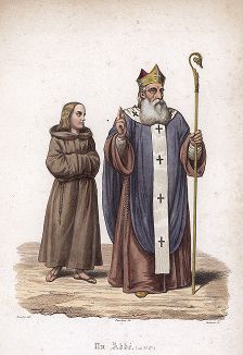 Французский аббат VIII века.  