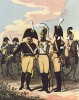 Шведская кавалерия в 1809 году (из популярной в нацистской Германии работы Мартина Лезиуса Das Ehrenkleid des Soldaten... Берлин. 1936 год)