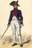 1805 г. Офицер 4-го кирасирского полка французской армии в парадной форме. Коллекция Роберта фон Арнольди.  Германия, 1911-28