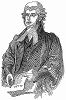 Мистер Томас Кларксон (1760 -- 1846) -- борец против работорговли в Британской империи, обвинитель на судебном процессе в центральном уголовном суде Лондона (The Illustrated London News №102 от 13/04/1844 г.)