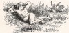 Иллюстрация к юмористическому произведению Фридриха II «Похвала лени», где король воспевает «добродетель лени», в которой особенно преуспел его друг граф д’Аржан. «Кто не ходит, не сможет упасть - в этом залог благополучного прозябания».