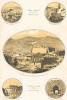 Виды города Дербента (Закавказский Край) (Русский художественный листок. № 20 за 1852 год)