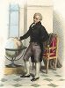 Пьер-Симон Лаплас (1749-1827) - французский математик и астроном. Лист из серии Le Plutarque francais..., Париж, 1844-47 гг. 