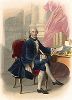 Жорж-Луи Леклерк, граф де Бюффон (1707-1788) - знаменитый французский натуралист. Лист из серии Le Plutarque francais..., Париж, 1844-47 гг. 