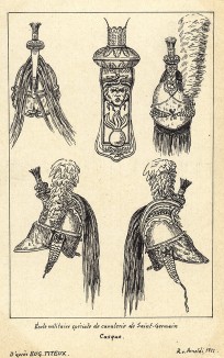 Каски воспитанников французской кавалерийской школы Сен-Жермен. Коллекция Роберта фон Арнольди. Германия, 1911-29