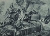 19 октября 1813 г. Смерть маршала Юзефа Понятовского в водах реки Эльстер. Коллекция Роберта фон Арнольди. Германия, 1911-29 гг.