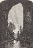 Под Естественным мостом, штат Вирджиния. Лист из издания "Picturesque America", т.I, Нью-Йорк, 1872.