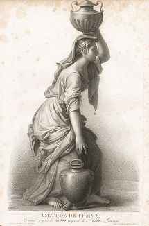 Жительница  Харрана с картины Никола Пуссена "Елиезер и Ревекка". 