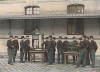 Теоретические занятия французских пожарных. L'Album militaire. Livraison №10. Sapeurs-Pompiers. Париж, 1890