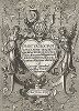 Титульный лист к серии гравюр "Мартиролог святых дев" (Martyrologium Sanctarum Virginum), Париж, ок. 1600 г.