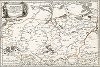 Карта Волынского воеводства, составленная на основе генеральной карты Украины Гийома Лавассёр де Боплана, 1665 год. 