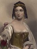 Сильвия, героиня пьесы Уильяма Шекспира «Два веронца». The Heroines of Shakspeare. Лондон, 1848
