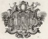 Ииуй истребляет слуг и членов семьи Ахава (из Biblisches Engel- und Kunstwerk -- шедевра германского барокко. Гравировал неподражаемый Иоганн Ульрих Краусс в Аугсбурге в 1700 году)