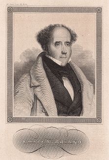 Франсуа Рене де Шатобриан (1768-1848) - французский писатель и политический деятель. 