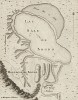 Карта, на которой изображены озеро Баскунчак и гора Богдо на территории Астраханской губернии. Из атласа к знаменитой работе "Путешествия профессора Палласа в разные провинции Российской Империи". Париж, 1794