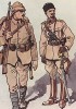 Турецкий пехотинец и генерал в 1917 году (из популярной в нацистской Германии работы Мартина Лезиуса Das Ehrenkleid des Soldaten... Берлин. 1936 год)
