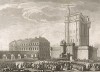 Побоище в Венсене. 28 февраля 1791 г. вооруженная толпа атакует Венсенский замок, где, по слухам, прячется Людовик XVI, пытавшийся бежать из Парижа. Охрана замка отчаянно обороняется. Париж, 1804