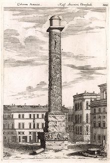 Колонна Марка Аврелия, в XVII веке ошибочно называемая колонной Антонина.