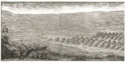 Порядок выхода драгунского эскадрона французской кавалерии на линию атаки. Лист XV. Париж, 1775