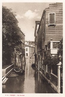 Канал Ван Аксель в Венеции. Ricordo Di Venezia, 1913 год.
