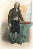 Жак Делиль (1738-1813) - французский поэт и переводчик.  Лист из серии Le Plutarque francais..., Париж, 1844-47 гг. 