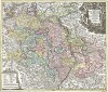 Карта долины Рейна. Exactissima Palatinatus ad Rhenum tabula in qua episcopatus Wormaclensis et sprensis ducatus Bipontinus… Составил Иоганн Баптист Гомман. Нюрнберг, 1703