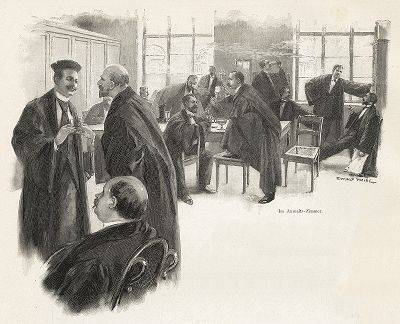 Адвокаты. Moderne Kunst..., т. 9, Берлин, 1895 год. 