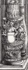 Гарпии с пустым гербовым щитом (деталь дюреровской Триумфальной арки императора Максимилиана I)
