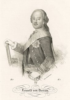 Леопольд I Ангальт-Дессауский (1676-1747) - прусский полководец. 