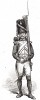 Французский гренадер в униформе образца 1806 года (из Types et uniformes. L'armée françáise par Éduard Detaille. Париж. 1889 год)