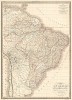 Карта Бразилии. Atlas universel de geographie ancienne et moderne..., л.48. Париж, 1842