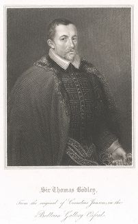 Сэр Томас Бодли (1545-1613) - английский дипломат, коллекционер и основатель Бодлианской библиотеки, одного из крупнейших книжных собраний Великобритании. 