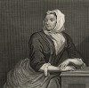 Портрет Сары Малькольм, 1733. Гравюра с портрета Сары Малькольм, серийной убийцы, долго работавшей в богатых английских семьях горничной. Ее арест вызвал общественный резонанс. Хогарт рисует портрет женщины за два дня до смертной казни. Лондон, 1838