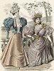 Французская мода из журнала Le Salon de la Mode, выпуск № 21, 1896 год.