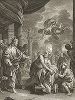 Исцеление расслабленного работы Луки Джордано. Лист из знаменитого издания Galérie du Palais Royal..., Париж, 1808