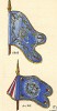 1803-12 гг. Штандарты 6-го драгунского полка французской армии. Коллекция Роберта фон Арнольди. Германия, 1911-28