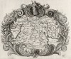 Карта Малой Азии и Междуречья (из Biblisches Engel- und Kunstwerk -- шедевра германского барокко. Гравировал неподражаемый Иоганн Ульрих Краусс в Аугсбурге в 1700 году)