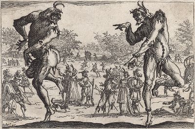 Два Панталоне работы Жака Калло, 1616 год. 