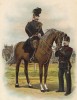 Голландия. Офицер и унтер-офицер полевой артиллерии (иллюстрация к работе Onze krijgsmacht met bijshriften... (голл.), изданной в Гааге в 1886 году)