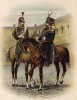 Адъютант и офицер по особым поручениям короля Голландии Вильгельма III (иллюстрация к работе Onze krijgsmacht met bijshriften... (голл.), изданной в Гааге в 1886 году)