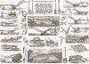 Разные виды плуга. Иллюстрированная энциклопедия наук и искусств Брокгауза. Атлас, т.3, Лейпциг, 1869-74 гг.