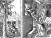 Улетающий Купидон. Иллюстрация к роману Апулея «Метаморфозы, или Золотой осёл». Монограммист N.H. Аугсбург, 1538. Репринт 1930 г.